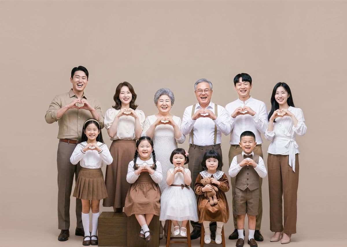 연희스튜디오 대가족 단체사진